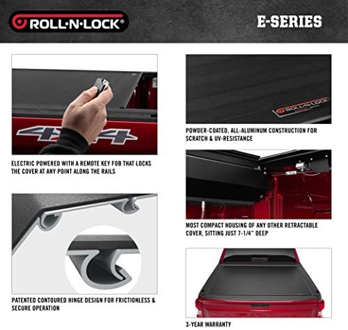 Roll-N-Lock E-Series Series E-Series Caminhão Reputável Tonauned Tonneau | RC530E | Fits - 2023 Toyota Tacoma 5 '1