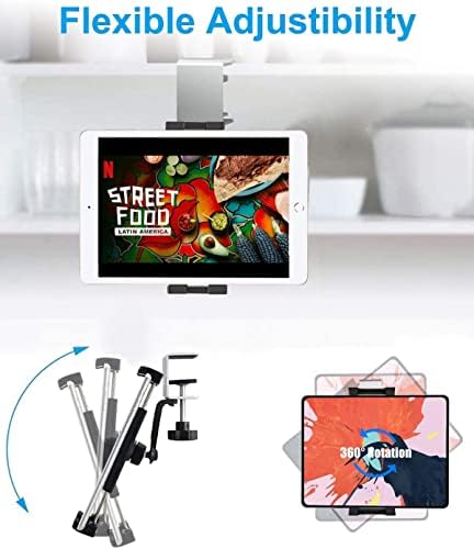 Suporte para tablets Tabela/Montagem do Gabinete, suporte de grampo de telefone Compatível com iPad iPhone Samsung 4-13