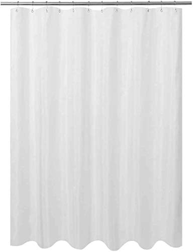 Lineador de cortina de chuveiro magnetizado confiável de vinil branco 70 x 72