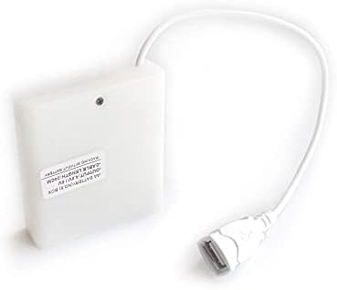 Soquete feminino USB branco 4 aa emergência 4AA Battery Case Box Output de 4,8 volts ou 6 volts com interruptor ON OFF, 1 PCS