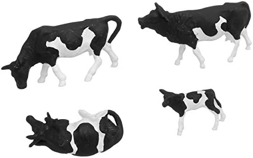 Preiser 14408 Pacote de vacas leiteiras Holsteins Ho Model Figura
