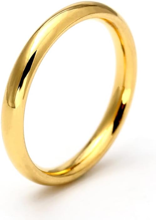 Anel de ouro de 3mm de Kolesso para Man e Women-33613