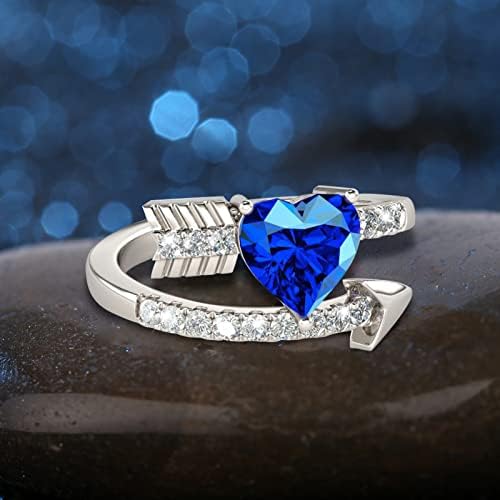 2023 Nova personalidade Creative Love Diamond Ring Engagement Ring for Women Sister Rings