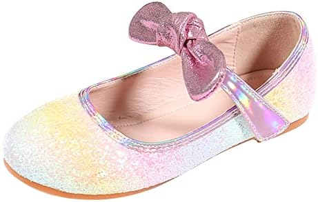 Qvkarw Sapatos infantis Moda Sapatos de princesa plana