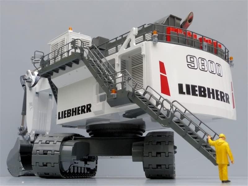 Para Conrad para Liebherr R9800 Mineração Excavadora 1/50 Modelo pré-construído do caminhão Diecast Truck