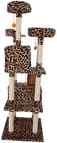 72 Leopard Cat Tree Tower Condoming Furniture Scrithing Pet Salb Holde House