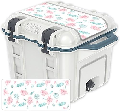 MightySkins Skin Compatível com otterbox Venture 25 qt Cooler tampa - Flores de papel | Tampa de vinil protetora, durável e exclusiva | Fácil de aplicar | Feito nos Estados Unidos