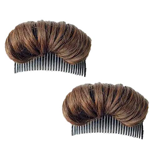 Base de cabelo de volume de BticX, coloque-o de penteado fabricante de coque de penteado, integra com cabelos naturais,