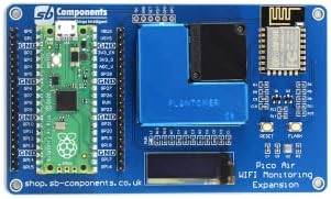SB Componentes Raspberry Pi Pico Air Wi -Fi Monitorando Expansão PMSA003 Sensor Esp8266 MONITOR AR MONITOR DE AR ​​WIFI