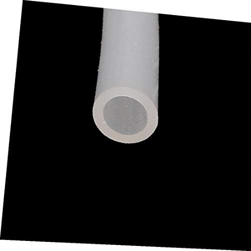 X-dree 4 x 6mm tubo de silicone translúcido tubo de mangueira diy 1 metro de comprimento (tubo tubo flessibile fai da te