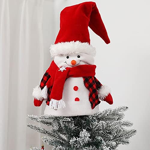 Dbylxmn decorações de natal árvore de natal estrela velha homem homem de neve decoração decorações de festas para mulheres
