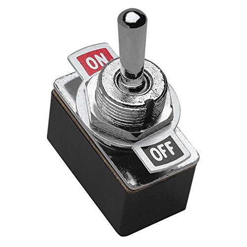 Interruptor de alternância spst com placa de etiqueta ligada/desliga