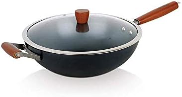 Gydcg pré-temperado aço carbono prisioneiro wok red alm