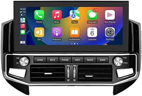Android 11 [4 GB+64 GB] Rádio de carro compatível com Mitsubishi Pajero 2007-2020, tela de toque de 12,3 polegadas com o CarPlay