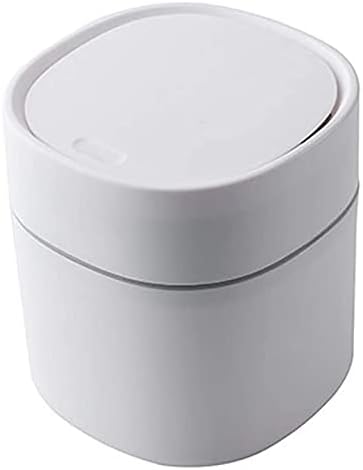 Lieber Lighting Homany Lixo 2L Mini Pequeno lixo lata de desktop lixo com push button Botão armazenamento de cesta