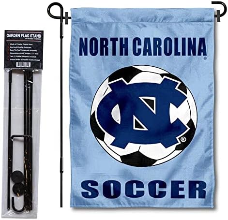 Carolina do Norte Tar Heels Futebol Stand e bandeira do suporte do poste de bandeira